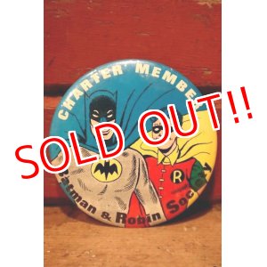 画像: ct-230301-129 BATMAN & ROBIN / CHARTER MEMBER 1966 Pinback