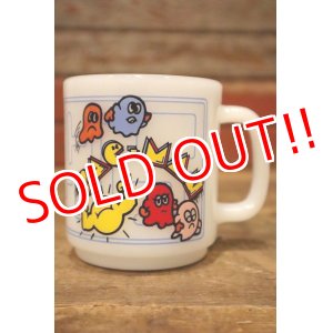 画像: kt-230301-01 PAC-MAN / 1980's Glasbake Mug