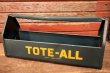 画像1: dp-230301-118 TOTE-ALL / Vintage Tool Carrier Box