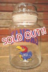 画像: dp-230414-07 The University of Kansas / Jayhawks Glass Canister