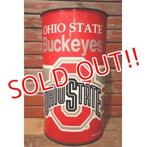 画像: dp-230414-04 Ohio State University / Ohio State Buckeyes Tin Trash Box