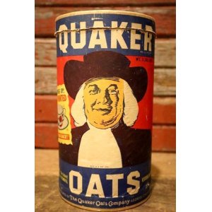 画像: dp-230414-31 QUAKER OATS / 1960's Cardboard Tube Box