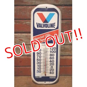 画像: dp-230401-39 VALVOLINE / 1980's Thermometer Sign