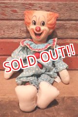 画像: ct-230414-26 Bozo the Clown / Knickerbocker 1960's Rubber Face Doll