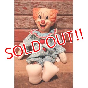 画像: ct-230414-26 Bozo the Clown / Knickerbocker 1960's Rubber Face Doll