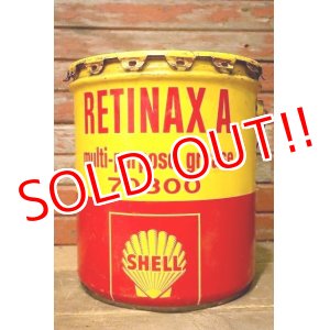 画像: dp-230401-14 SHELL / RETINAX A 1960's 5 U.S. GALLONS OIL CAN