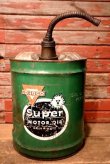 画像1: dp-230401-20 CONOCO / SUPER V MOTOR OIL1950's-1960's 5 U.S. GALLONS OIL CAN