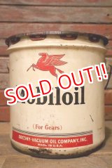 画像: dp-230401-19 Mobiloil / 1940's-1950's 5 U.S. GALLONS OIL CAN