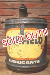 画像: dp-230401-19 RICHFIELD / 1960's 5 U.S. GALLONS OIL CAN