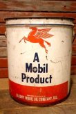 画像1: dp-230401-16 Mobil / 1950's 5 U.S. GALLONS OIL CAN