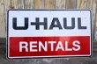 画像1: dp-230401-33 U-HAUL / 2000's W-side Metal Sign