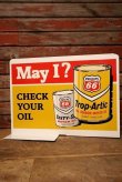 画像1: dp-230503-61 PHILLIPS 66 / 1960's W-side Metal Sign