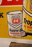 画像3: dp-230503-61 PHILLIPS 66 / 1960's W-side Metal Sign