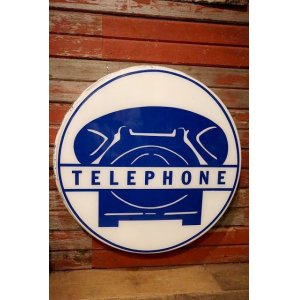 画像: dp-230401-37 Vintage Public Telephone Sign