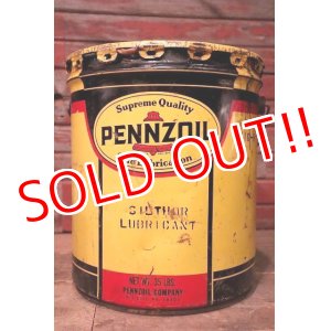 画像: dp-230503-31 PENNZOIL / 1970's 5 U.S. GALLONS CAN