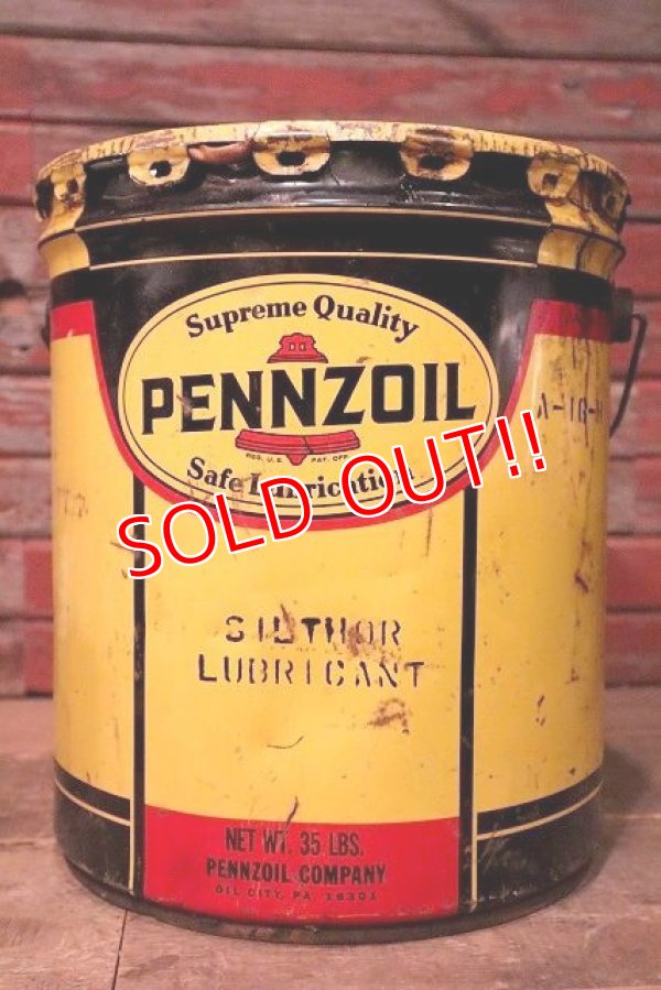 画像1: dp-230503-31 PENNZOIL / 1970's 5 U.S. GALLONS CAN