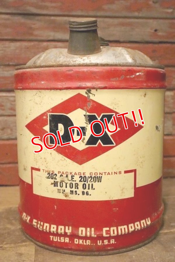 画像1: dp-230503-15 D-X / 1960's 5 U.S. GALLONS CAN