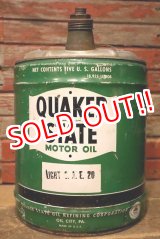 画像: dp-230503-30 QUAKER STATE / 1940's 5 U.S. GALLONS CAN