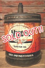 画像: dp-230503-28 VEEDOL / TRACTOR OIL 1950's 5 U.S. GALLONS CAN