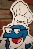 画像2: ct-230518-22 Star-Kist / Charlie Tuna 1990's Cardboard Sign "Chef"