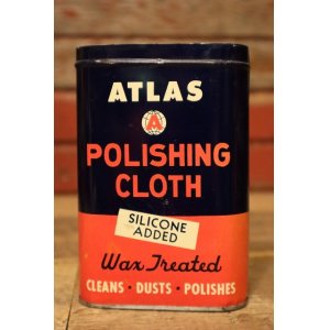 画像: dp-230601-01 ATLAS / 1950's POLISHING CLOTH CAN