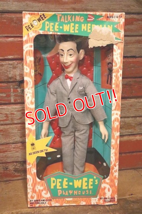 画像1: ct-230518-24 PEE-WEE HERMAN / MATCHBOX 1987 Talking Doll