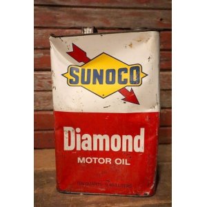 画像: dp-230601-58 SUNOCO / 1960's 10 Quarts Diamond MOTOR OIL Can