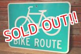 画像: dp-230608-11 Road Sign "BIKE ROUTE"