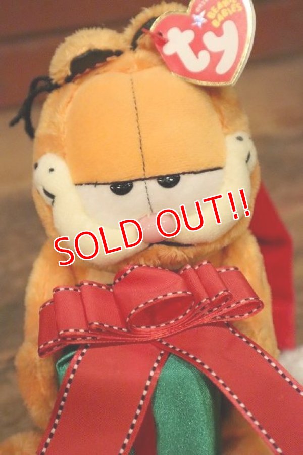 画像2: ct-230503-02 Garfield / Ty Beanie Babies 2005 Plush Doll "Happy Holidays"