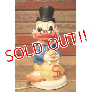 画像: ct-230301-07 Scrooge McDuck / Ledraplastic 1960's Rubber Doll Lamp