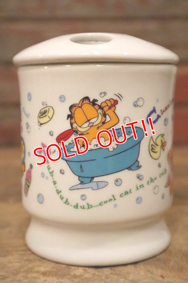 画像1: ct-230503-02 Garfield / 1990's Ceramic Toothbrush Holder