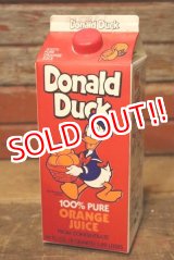 画像: ct-230601-01 Donald Duck / 1980's〜 Orange Juice Pack