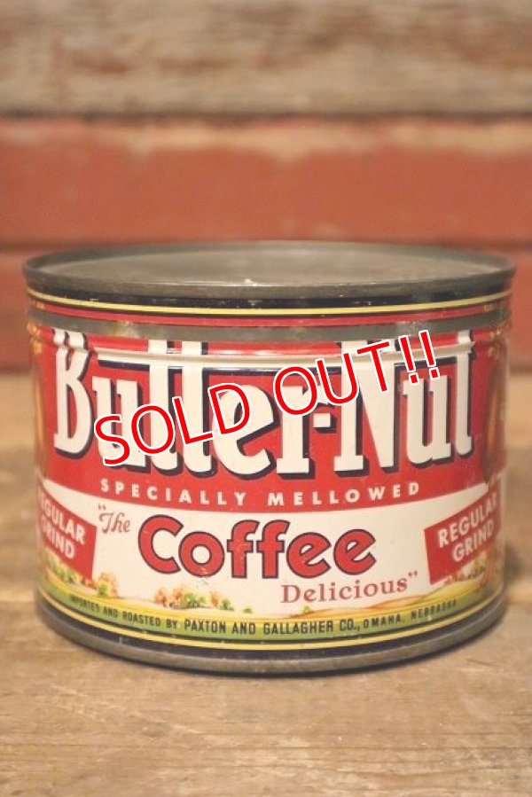 画像1: dp-230724-25 Butter-Nut COFFEE / Vintage Tin Can