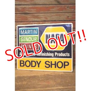 画像: dp-230724-10 NAPA BODY SHOP / Embossed Metal Sign