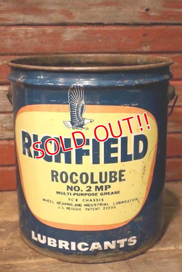 画像1: dp-230724-36 RICHFIELD / 1960's 5 U.S. GALLONS OIL CAN