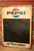 画像1: dp-230701-02 PEPSI / 1960's Menu Board Sign