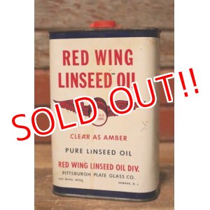 画像: dp-230809-02 RED WING / 1950's LINSEED OIL One Quart Can