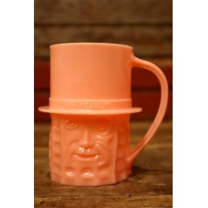 画像: ct-230809-11 PLANTERS / MR.PEANUT 1950's Plastic Mug (Pink)