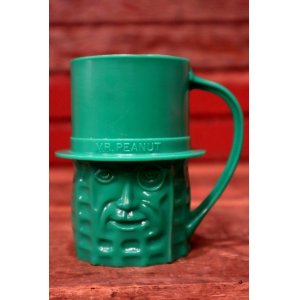 画像: ct-230809-13 PLANTERS / MR.PEANUT 1950's Plastic Mug (Green)