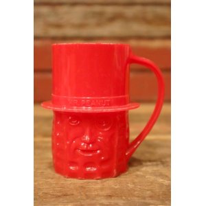 画像: ct-230809-10 PLANTERS / MR.PEANUT 1950's Plastic Mug (Red)