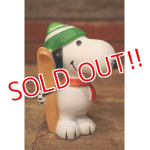 画像: ct-230801-19 Snoopy / Danara 1970's-1980's Squeaky Toy "Ski"