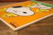 画像5: ct-230809-01 Snoopy & Woodstock / Playskool 1980's Wood Frame Tray Puzzle "Beagle Buddies"