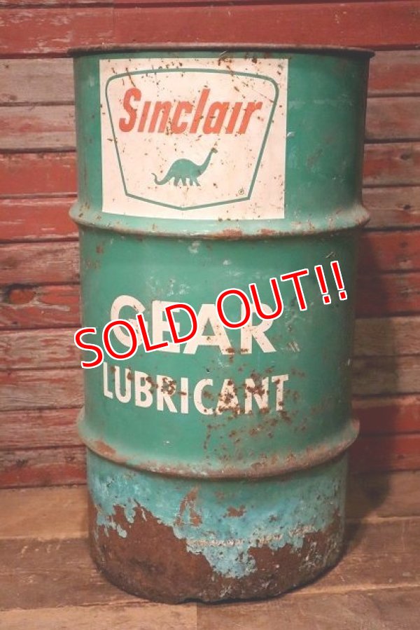 画像1: dp-230503-17 Sinclair / 1960's-1970's 120 LBS. GEAR LUBRICANT CAN