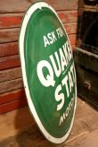 画像6: dp-230724-04 QUAKER STATE MOTOR OIL / 1940's Convex Metal Sign