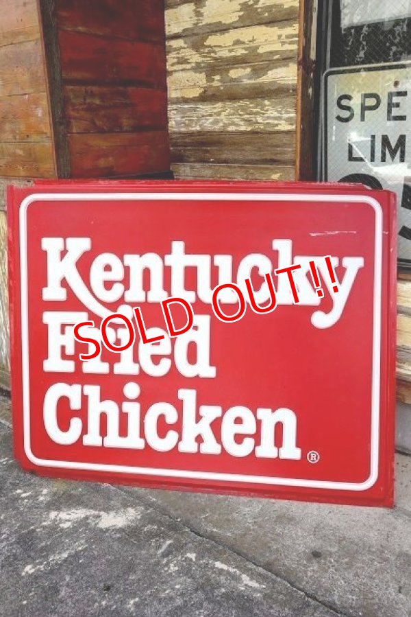 画像1: dp-221001-19 ※店頭ピックのみ Kentucky Fried Chicken (KFC) / 1980's Huge Store Display Sign