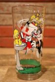 画像1: gs-230801-01 Sylvester, Tweety & Granny / PEPSI 1976 Collectors Series Glass