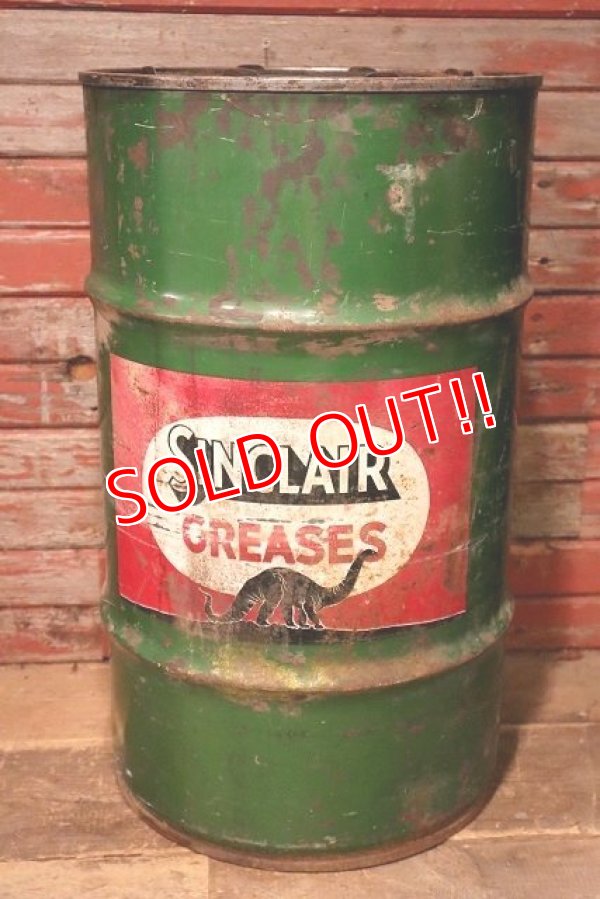 画像1: dp-230601-24 SINCLAIR / 1950's 20 GALLONS GREASE CAN