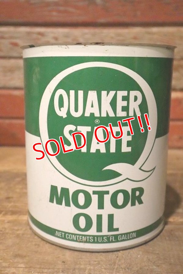 画像1: dp-230901-49 QUAKER STATE / ONE U.S. GALLON SUPER BLEND MOTOR OIL CAN