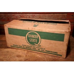 画像: dp-230901-54 QUAKER STATE / Vintage Cardboard Box