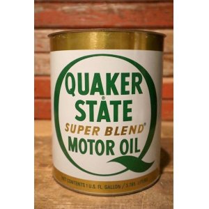 画像: dp-230901-52 QUAKER STATE / ONE U.S. GALLON SUPER BLEND MOTOR OIL CAN